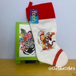NEW! Vintage! Winnie The Pooh Christmas Stocking